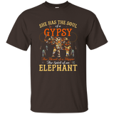 She Has The Soul Of A Gypsy The Spirit Of An Elephant Tee_Black