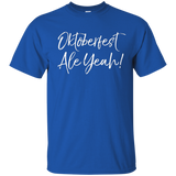Oktoberfest Ale Yeah! Shirt Funny German Beer Drinking Tee_Navy