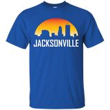 Jacksonville Florida Sunset Skyline Silhouette