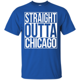 Straight Outta Chicago T-Shirt Image_Black