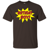 Superhero Cartoon Comic Birthday Boy T Shirt Boys Men_Black
