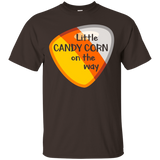 Little Candy Corn On The Way T-shirt Candy Corn Baby Lover_black=