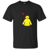 Red Balloon Horror Halloween T-shirt_Navy