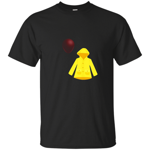 Red Balloon Horror Halloween T-shirt_Navy