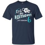 It's My Birthday I'm Turning 6 T-shirt 6th Astronaut Kids