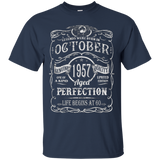 Legends Were Born In October 1957 T Shirt 60th Birthday Gift