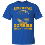 Learn To Kayak Because Zombies Can't Swim Funny