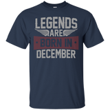 Legends Are Born In December T-shirt, Birthday Gift T Shirt