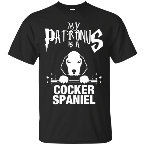 My Patronus Is A Cocker Spaniel T-Shirt_Black