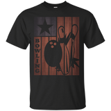 American Usa Flag Bowlers Shirt Bowling Pin And Ball Tee_black=