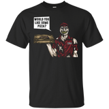 Scary Pizza Delivery Man Horror T-shirt_black=