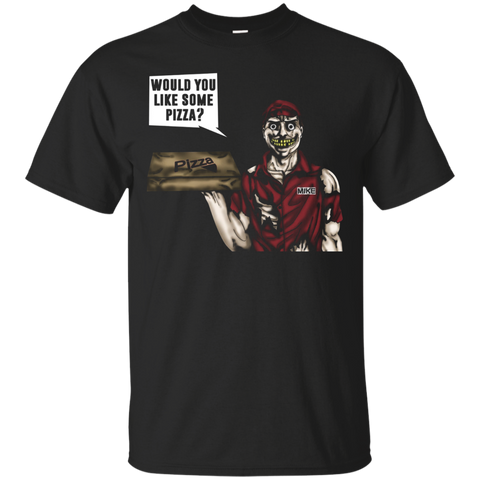 Scary Pizza Delivery Man Horror T-shirt_black=