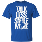 Talk Less Smile More T-Shirt Classic_Black