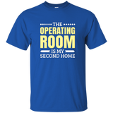 The Operating Room Is My Second Home Surgery T-Shirts_Black