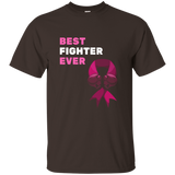 Best Fighter Ever Fight Breast Cancer Pink Shirt_black=
