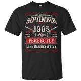 Legends Were Born In September 1985 Tshirt 32th T-shirt