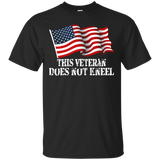 I Don't Kneel During The Anthem Usa Flag Tshirt For Veteran_black