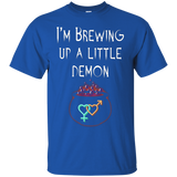 I'm Brewing Up A Little Demon Pregnancy Baby Due Mom T-shirt