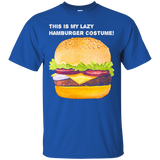 This Is My Lazy Hamburger Costume T-Shirt_Black