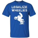 Legalize Wheelies T Shirt - Motorcycling And Bikers Shirt_black=