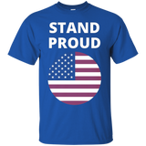 America Stand Proud Don't Kneel Usa National Anthem T-shirt_black