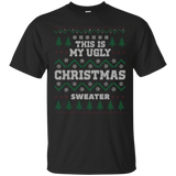 This Is My Ugly Christmas Sweater T-Shirt For X-Mas Parties_Black