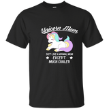 Womens Unicorn Mom Except Much Cooler Shirt_navy=