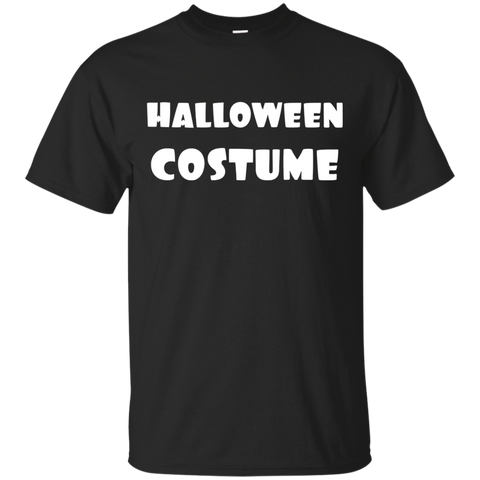 Silly Humor Last Minute Halloween Costume T-Shirt_Black
