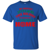 Cousin Home For Holidays T Shirt For Thanksgiving Or Xmas_black