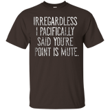 Irregardless I Pacifically Said You're Point Is Mute Tshirt