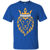 Mens Lion With Crown Tee_black=