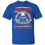 I'm A Welder T-shirt Skull Old Style