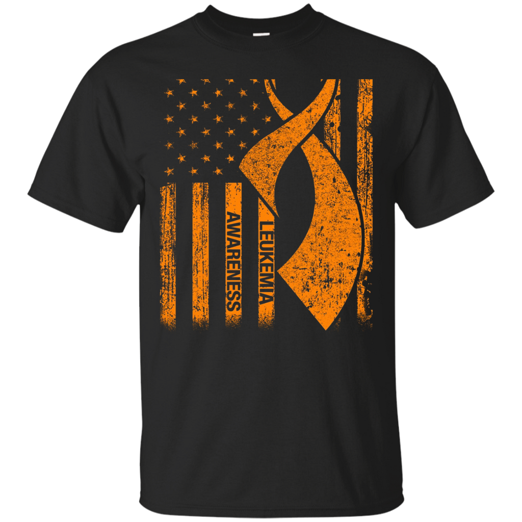 Leukemia Awareness Flag Shirt