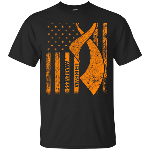 Leukemia Awareness Flag Shirt