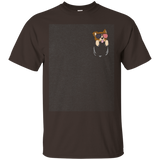 Merica Pocket Corgi Funny Dog T-Shirt_Dark