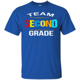 Team Second Grade Teacher Tshirts 2nd Back To School Tee_Black