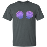 Mermaid Sea Shell Bra Cute Swimsuit Top T-Shirt NEW!_Navy