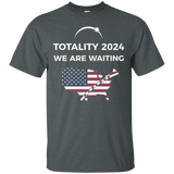 We Are Waiting Total Solar Eclipse 2024 T-Shirt_Black