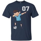 #7 Soccer Shirt For Boys Funny Dabbing Dab Dance Soccer Ball_black=