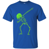 Sketelon Dabbin Neon Glow Color Women Men T Shirt_black=