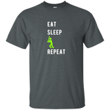 Eat Sleep Baseball T-shirt Cool Casual Unisex Top Tee_black=