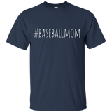 #baseballmom T-shirt_black