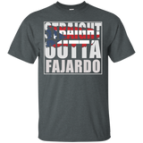 Straight Outta Fajardo Puerto Rico Shirt Gift_Black