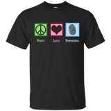 Peace Love Forensics T-Shirt_Black