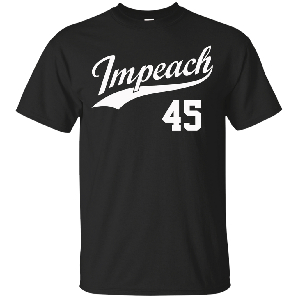 Team Impeach 45 - Impeach Trump T-Shirt_Black