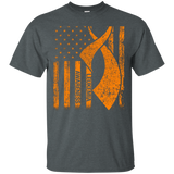 Leukemia Awareness Flag Shirt