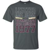 Legends Born In September 1977 - 40th Gift 40 Yrs Years Old