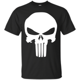 Punisher Classic Skull Symbol Graphic T-Shirt_Black