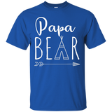 Mens Papa Bear Mama Bear Baby Bear Shirts Papa Bear Shirt For Men_black=