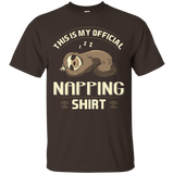 Lazy Baby Sloth Official Napping T-shirt